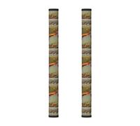 InOmak Pesca alla trota con la mosca, 2 pezzi Coperture per le maniglie delle porte del frigorifero per microonde lavastoviglie forno