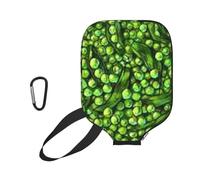 InOmak Pisello Verde, Custodia Sportiva per Racchetta da Pickleball; Compatibile con Tutte Le Forme e Dimensioni di Racchetta.