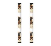 InOmak Ritratto realistico di cane da montagna bernese, 2 pezzi Coperture per le maniglie delle porte del frigorifero per microonde lavastoviglie forno