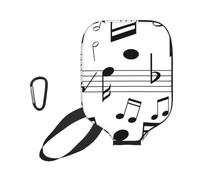 InOmak Scale di Note Musicali Nere, Custodia Sportiva per Racchetta da Pickleball; Compatibile con Tutte Le Forme e Dimensioni di Racchetta.