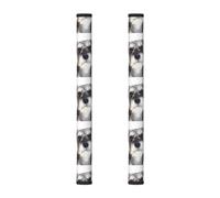 InOmak Schnauzer, cane da compagnia, 2 pezzi Coperture per le maniglie delle porte del frigorifero per microonde lavastoviglie forno