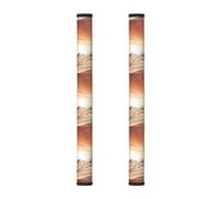 InOmak Spiaggia con conchiglie al tramonto (stampa), 2 pezzi Coperture per le maniglie delle porte del frigorifero per microonde lavastoviglie forno
