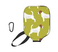InOmak Stampa di Un Jack Russell Terrier, Custodia Sportiva per Racchetta da Pickleball; Compatibile con Tutte Le Forme e Dimensioni di Racchetta.