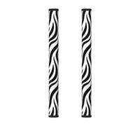 InOmak Zebra, 2 pezzi Coperture per le maniglie delle porte del frigorifero per microonde lavastoviglie forno
