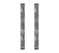 InOmak Zebra Streifen Hintergrund, 2 pezzi Coperture per le maniglie delle porte del frigorifero per microonde lavastoviglie forno