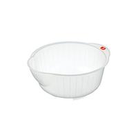 INOMATA. 0800 - Ciotola per lavaggio vegetale giapponese, 8 pollici, trasparente