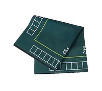 INOOMP 1 Pz Tappetino da Antiscivolo per Mahjong Poker e Copertura Verde per Tavolo con Riduzione Rumore e Protezione Superficie