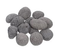 INOOMP 1 Sacco di Pietre laviche per braciere: Roccia vulcanica Naturale Decorativa per caminetti a Gas, per Esterni, per tavoli da, per riscaldatori da Patio Interni