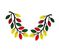 INOOMP 1 Set Decorazione della Parete di Ferro All'aperto Decorazioni Murali Foglie Decorazione della Parete Verde Decorativo Decorazione della Parete del Soggiorno Ferro da Stiro