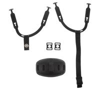 INOOMP 1 set di cinturini per casco da hockey con fibbie regolabili, mentoniera di ricambio staccabile e clip a sgancio rapido per caschi sportivi e caschi rigidi