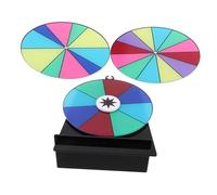 INOOMP 1 Set Girare la Roulette Ruota delle Decisioni Alimentari Giochi da Tavolo Ruota da Gioco Ruota delle sfide del Partito Ruota della Roulette Ruota dei premi Ruota da Corsa Acrilico