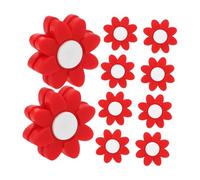 INOOMP 10 Ammortizzatori per Racchetta da Tennis in Silicone Forma di Assorbitori di e Shock per Comfort e Riduzione Affaticamento Braccio Accessori Resistente Intemperie per Indoor
