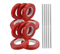 INOOMP 10 Elastico per Piante con Graffette per e Serra Legaccio Piante e Resistente per Fattoria e Vigneto Legatrice ed Efficiente