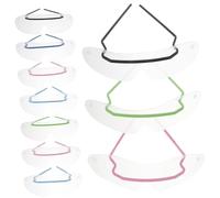 INOOMP 10 pezzi Maschere Occhi Usa e Getta Protezione Occhi Uomo Donna Antivento Lenti Chiare Resistenti per Dormire e Difesa della Vista