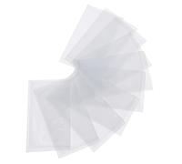 INOOMP 10 Pezzi Porta della carta adesiva Porta della carta materiale titolari di carte per l'organizzazione tasche per schede autoadesive Porta della scheda indice pvc