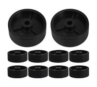 INOOMP 10 rotelle girevoli per riscaldatore da Esterno - Ruote in plastica da 61 mm, Ruote mobili di Ricambio per Esterni - Accessorio per riscaldatore per ombrellone