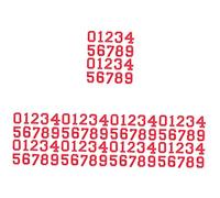 INOOMP 10sets Adesivi Numerici Per Abbigliamento Termoadesivi Da Stiro Per Magliette Giacche e Accessori Sportivi Numeri