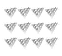 INOOMP 12 Clip Montaggio Pannelli Acustici Impalatori a Montaggio Superficiale Clip Audio Resistenti per Isolamento Acustico Pareti e Soffitti Fissaggio Rapido e Stabile per