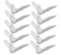 INOOMP 12 Pezzi Di Piccolo Piccione Bianco Miniatura Colomba Giocattolo Ornamenti Per Casa Delle Bambole Piccoli Uccelli Minuscolo Simulazione Giardino Figura