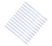 INOOMP 12pezzi Strisce Adesive Riflettenti Per Tachimetri e Contagiri Sticker Riflettenti Argento Per Strumenti Fotografici Per Rilevamento Ottimale