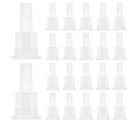 INOOMP 150 Pezzi Tappo Contagocce Interno in Alluminio per Bottiglie Olio Essenziale 5-100 Ml Gancio, Sigillo Tenuta Stagna per Conservazione e Trasporto Oli Essenziali, Ricambio