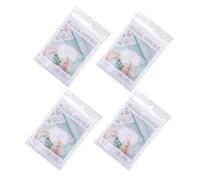 INOOMP 16 Pezzi Pellicola Idrosolubile Resistente per Ricamo a Mano in Carta e Film, Pellicola Solubile per Lavori Manuali DIY e Punto Croce