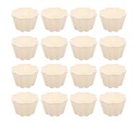 INOOMP 16 stampi in plastica a forma di fiore per budini, ideali per dessert fatti in casa, gelatine e torte, perfetti per cuocere, congelare e preparare dolci fai da te.