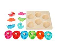 INOOMP 1Set Puzzle Educativo per Dinosaurs per Sviluppo Cognitivo e Relazioni Genitore per Ragazzi e Ragazze