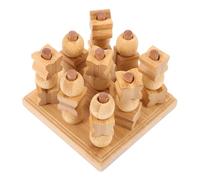 INOOMP 1Set Tavolo Legno Toe per Adulto Impegnativo per Sviluppare Capacità Problem Solving e Facile