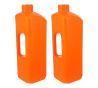 INOOMP 2 brocche di plastica con coperchio da 2 litri, contenitori per | Caraffe riutilizzabili per conservare in frigorifero, facili da trasportare, ideali per frullati, succhi di frutta, tè,