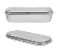 INOOMP 2 cestelli per lavastoviglie in acciaio inox, cestelli per posate per piccoli oggetti come bacchette, coltelli, mestoli, forchette, rete di scarico per utensili da lavastoviglie