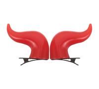 INOOMP 2 fermagli per capelli a forma di corna del diavolo per Halloween, | Fermagli per capelli a forma di corna del diavolo per ragazze e donne, piccoli accessori per capelli a forma di corno per