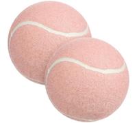 INOOMP 2 palline da tennis da tennis, palline da tennis, per allenamenti, per principianti, adolescenti, bambini, giocatori, rosa