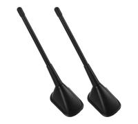 INOOMP 2 Pezzi Antenna Decorativa per Plastica Nera, Compatibile Camion e Veicoli, Leggera e Design Moderno alla Moda