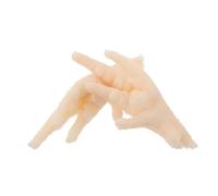 INOOMP 2 Pezzi Artificial Chicken Feet Model in PVC Realistic Fake Food Display Prop For Restaurant Kitchen Decor And Food Photography