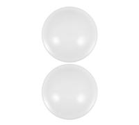INOOMP 2 Pezzi Paralume a Cupola in Plastica Bianco 22,6 Cm Clip per Lampada a Sospensione, Copertura per Plafoniera da Soffitto per Camera da Letto, Cucina, Balcone e Ufficio