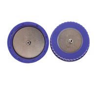 INOOMP 2 Pezzi Tappo Metallo in per Bottiglia di Integrazione Fermentatore a Plastica Inossidabile Blu, Resistente Sostanze Chimiche con Flusso Controllato, per Coltivazione di Funghi