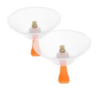 INOOMP 2 pezzi Ugello Spray Agricolo con Copertura Trasparente Antivento per Atomizzazione Regolabile Bassa Pressione per Serbatoi Irrigazione Campi e