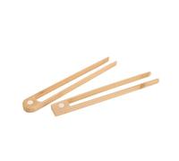 INOOMP 2 pinze di bambù: clip magnetiche in bambù per il pane, morsetti per sigillare i sacchetti degli alimenti da cucina, clip magnetiche riutilizzabili per snack, utensili in legno naturale