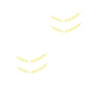 INOOMP 2 Set La Piccola Margherita Tira La Bandiera Ornamento Da Parete Per Feste Di Compleanno Decorazioni Di Buon Compleanno Forniture Per Feste Di Compleanno 2 Pezzi*2