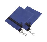 INOOMP 2 Tee da Nylon Resistente con Zip Sicura e Clip Girevole per Valori Portapalline e Accessori da Golf e Portatile per e Donna