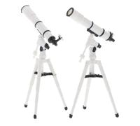 INOOMP 2 Telescopio Miniatura con Treppiede per Decorazioni e Realistico per Case Accessori per Miniature Sicuro
