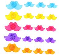 INOOMP 20 Pezzi Fischietti per Feste Colorati in Materiale Pp Resistenti e Facili da Usare, Giochi Divertenti per Ragazzo Ragazza e Regali per Feste e Compleanni Colore Casuale