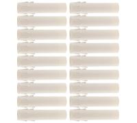 INOOMP 20 Pezzi Maniche per Gocce di Candela in Plastica Bianca Φ25x100mm, Copripresa per Lampadari e Applique, Accessori Decorativi per Illuminazione Domestica