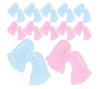 INOOMP 200 Pezzi Coriandoli Footprint Non Tessuto Rosa e Blu, Decorazioni Leggere e Interattive per Feste Theme e Gender Reveal