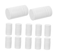 INOOMP 24 pezzi Flaconi Hdpe per Medicinali con Tappo Ermetico Antispreco Contenitori Portatili per Pillole e Cosmetici Bottiglie Resistenti Perdite per Viaggi e Uso Quotidiano