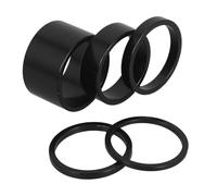 INOOMP 25 Accessori Guarnizioni Stradali Filettatura Sterzo Migliorato Kit Di Precisione In Distanziali Anteriori Per Biciclette Rondelle Facili Da