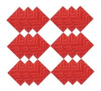 INOOMP 27 Pezzi bambola mini pavimento mobili per la casa delle bambole di legno mini piastrella per casa delle bambole pavimenti in legno in miniatura mini pedane Brown