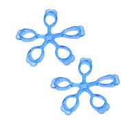 INOOMP 2pezzi Finger Exerciser Per Chitarra Potenziatore Per Dita Di Plastica Allenatore Per Dita e Mani Adatto Per Musicisti e Atleti Facile Da Trasportare