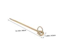 INOOMP 3 Dog Tie Out Cable Stake in Robust Iron Heavy Duty Ground Spike For Pets And Livestock Compact Outdoor Leash Anchor For Camping Farm Use